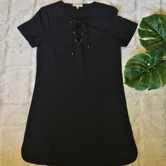 LAST ONE❗CURRENT AIR Anthro Black Tunic Mini Dress - Picture 6 of 6